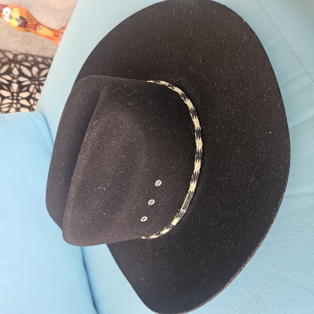 Stetson Black Western Hat with Studded Band